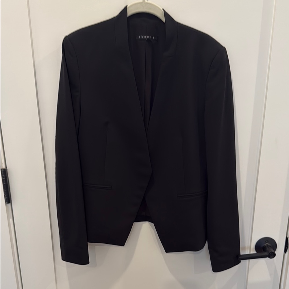 Theory Triacetate Blazer, Black, 10
